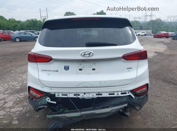 5NMS3CAD1LH181262 2020 HYUNDAI SANTA FE White 
