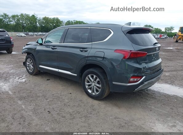 5NMS3CAD2LH193615 2020 HYUNDAI SANTA FE Gray Задня ліва чверть