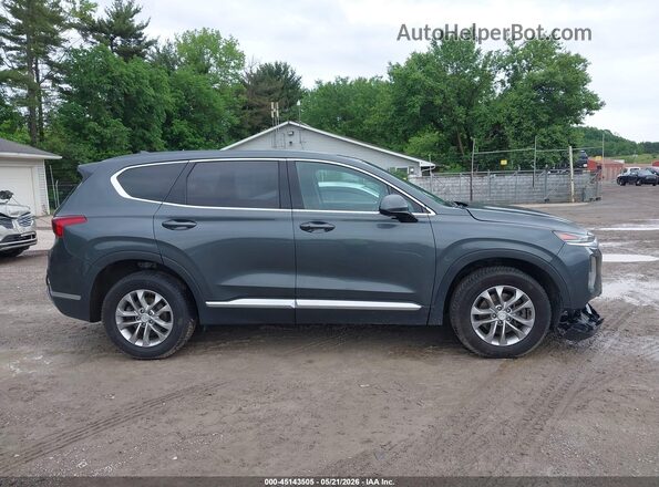 5NMS3CAD2LH193615 2020 HYUNDAI SANTA FE Gray Вид задньої частини салону