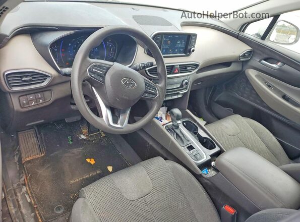 5NMS3CAD4LH169607 2020 HYUNDAI SANTA White წინა პანელის ხედი
