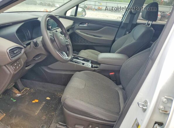 5NMS3CAD4LH169607 2020 HYUNDAI SANTA White წინა სალონის ხედი