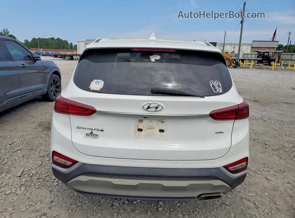 5NMS3CAD4LH169607 2020 HYUNDAI SANTA White უკანა ხედი