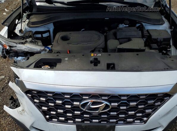 5NMS3CAD5LH213078 2020 HYUNDAI SANTA White Շարժիչի բաժամունքի տեսք