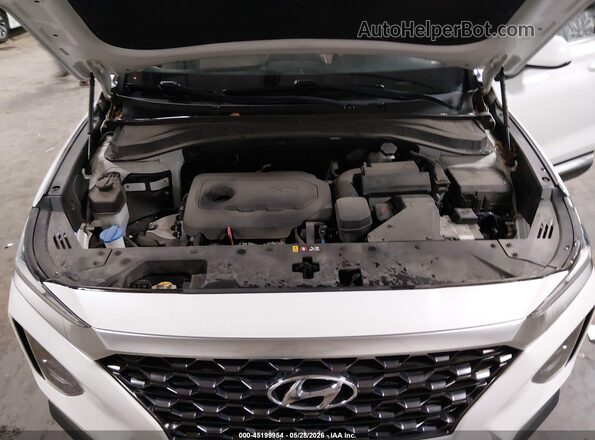 5NMS3CAD6KH052268 2019 HYUNDAI SANTA FE White Widok z tyłu