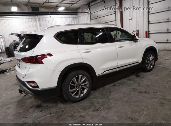 5NMS3CAD6KH052268 2019 HYUNDAI SANTA FE White Tył prawy