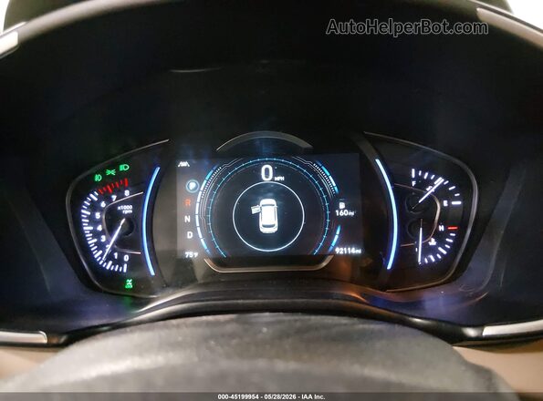 5NMS3CAD6KH052268 2019 HYUNDAI SANTA FE White Widok tylnych siedzeń