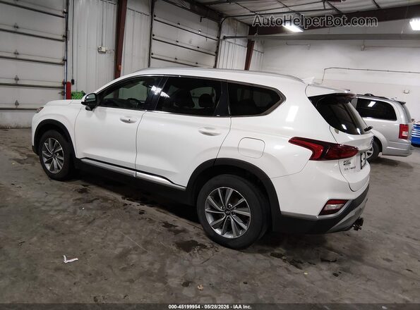 5NMS3CAD6KH052268 2019 HYUNDAI SANTA FE White Tył lewy