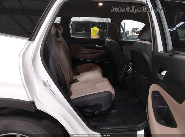 5NMS3CAD6KH052268 2019 HYUNDAI SANTA FE White Widok naklejki z numerem VIN