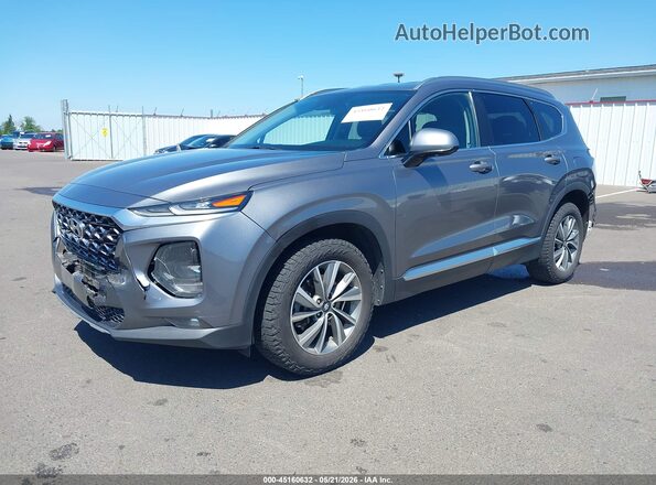 5NMS3CAD6LH146961 2020 HYUNDAI SANTA FE Gray Vista tres cuartos delantera izquierda
