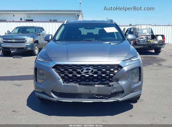 5NMS3CAD6LH146961 2020 HYUNDAI SANTA FE Gray Vista interior trasera
