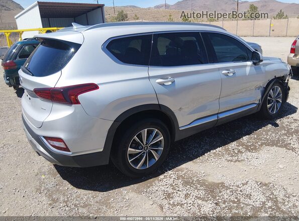5NMS3CAD6LH148404 2020 HYUNDAI SANTA FE Silver Rear right