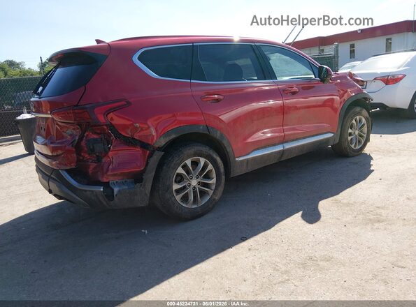 5NMS3CAD7LH268518 2020 HYUNDAI SANTA FE Red Հետևի աջ