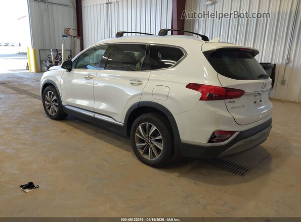 5NMS3CAD7LH276246 2020 HYUNDAI SANTA FE White Trasero izquierdo