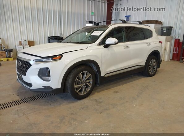 5NMS3CAD7LH276246 2020 HYUNDAI SANTA FE White Vista tres cuartos delantera izquierda