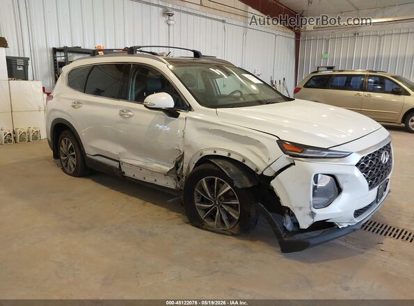 5NMS3CAD7LH276246 2020 HYUNDAI SANTA FE White Vista frontal