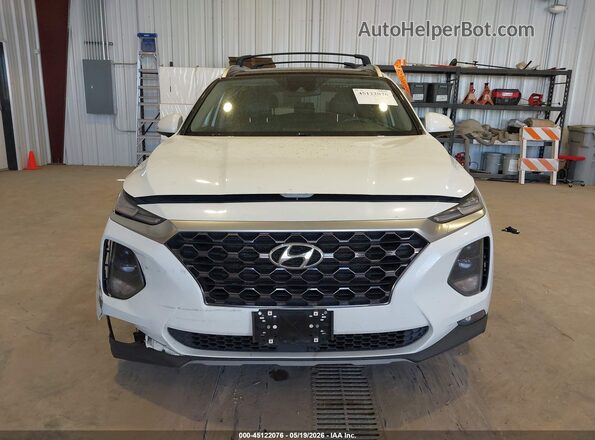 5NMS3CAD7LH276246 2020 HYUNDAI SANTA FE White Vista interior trasera