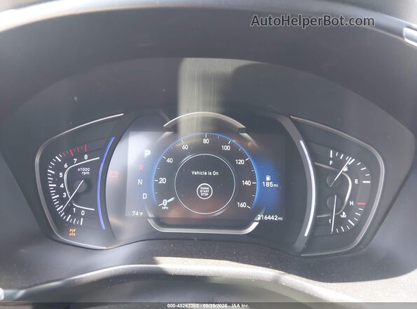 5NMS3CAD8KH028750 2019 HYUNDAI SANTA FE Silver Rear seats view