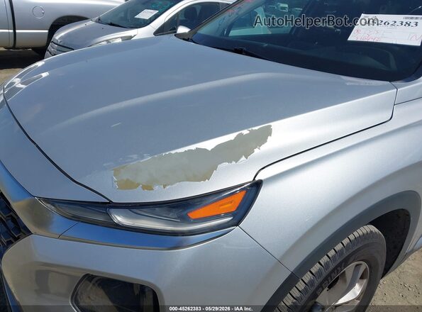 5NMS3CAD8KH028750 2019 HYUNDAI SANTA FE Silver Front view