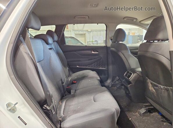5NMS3CAD8KH070738 2019 HYUNDAI SANTA White Вид задньої частини салону