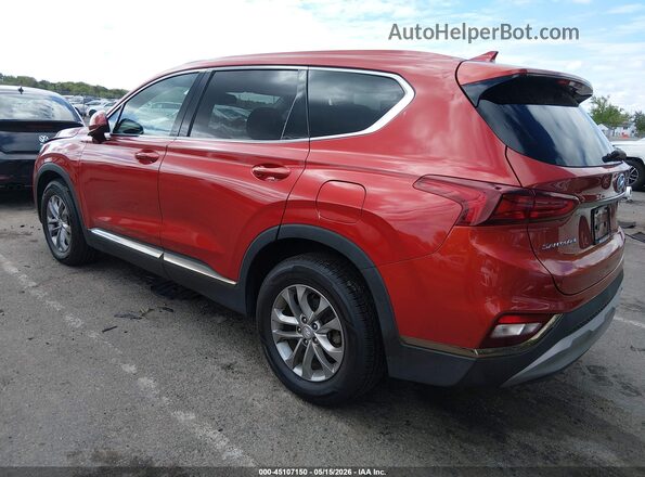 5NMS3CAD8KH096658 2019 HYUNDAI SANTA FE Orange Tył lewy