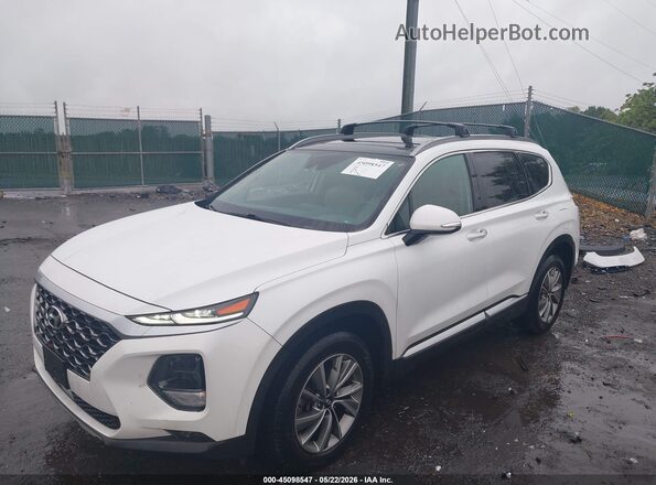 5NMS3CAD8LH168492 2020 HYUNDAI SANTA FE White 