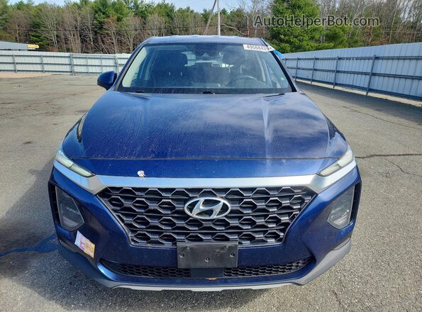 5NMS3CAD9LH226464 2020 HYUNDAI SANTA Синий Вид спереди