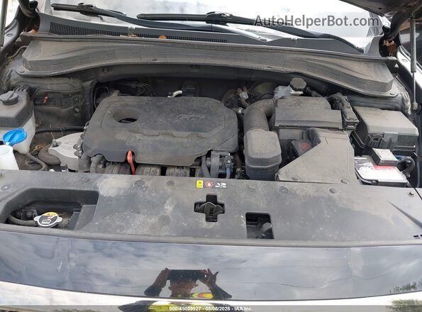 5NMS3CADXKH132334 2019 HYUNDAI SANTA FE Black Вид ззаду