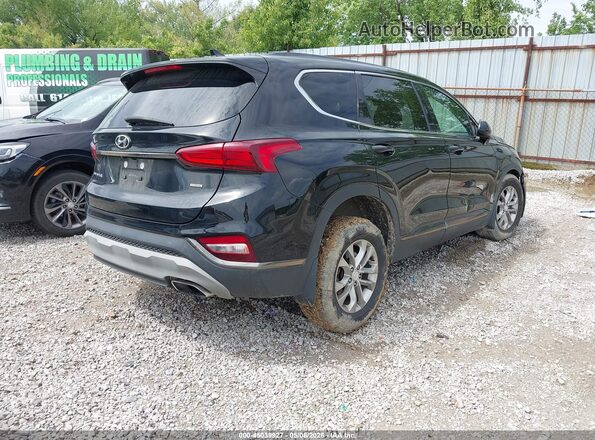 5NMS3CADXKH132334 2019 HYUNDAI SANTA FE Black Задня права чверть