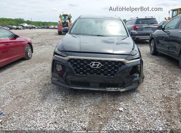 5NMS3CADXKH132334 2019 HYUNDAI SANTA FE Black Вид щитка приладів