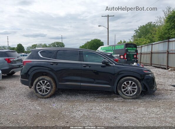 5NMS3CADXKH132334 2019 HYUNDAI SANTA FE Black Вид задньої частини салону