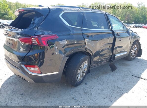 5NMS3CADXLH170986 2020 HYUNDAI SANTA FE Black Trasero derecho