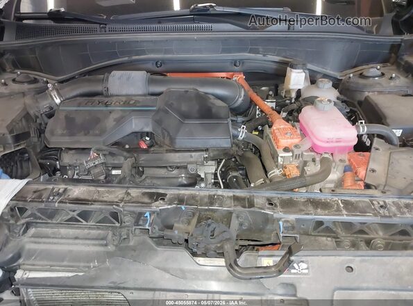 5NMS3DA10PH000363 2023 HYUNDAI SANTA FE HYBRID Black უკანა ხედი