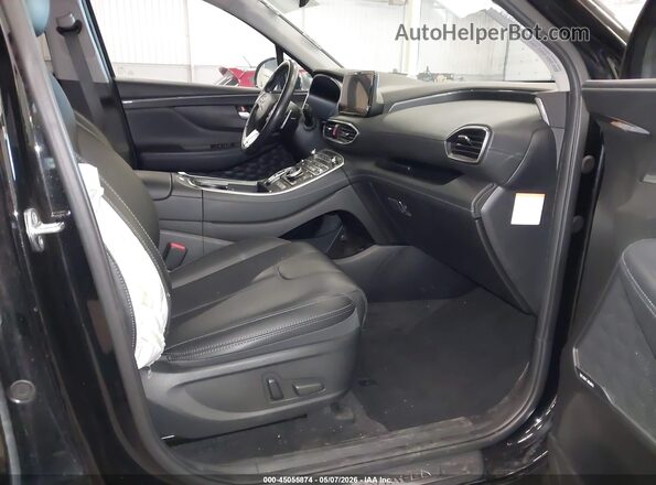 5NMS3DA10PH000363 2023 HYUNDAI SANTA FE HYBRID Black წინა სალონის ხედი