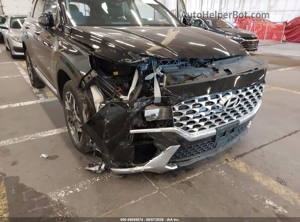 5NMS3DA10PH000363 2023 HYUNDAI SANTA FE HYBRID Black წინა ხედი