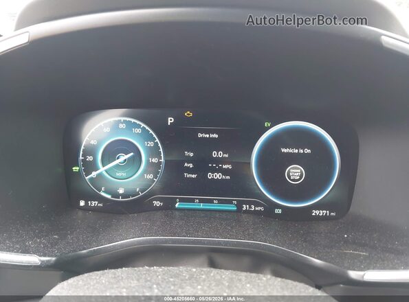 5NMS3DA18PH001499 2023 HYUNDAI SANTA FE HYBRID White Widok tylnych siedzeń