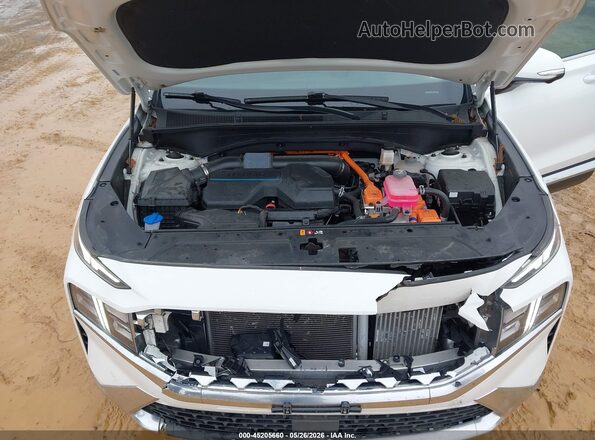 5NMS3DA18PH001499 2023 HYUNDAI SANTA FE HYBRID White Widok z tyłu