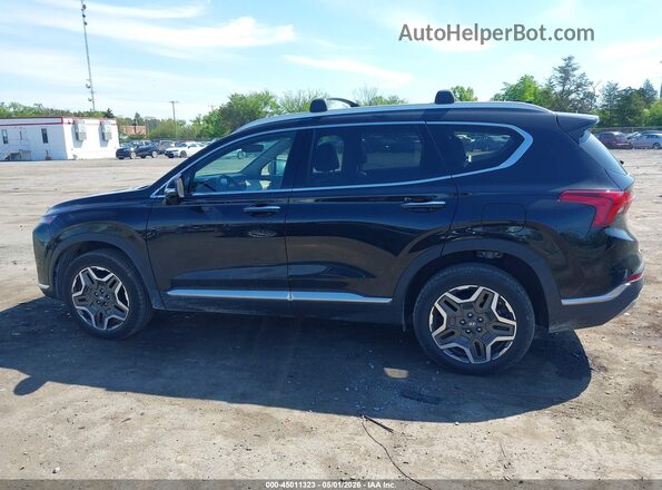 5NMS3DA18PH009747 2023 HYUNDAI SANTA FE HYBRID Black 360 interior view