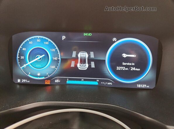 5NMS3DAJ0PH610330 2023 HYUNDAI SANTA Gray Widok zestawu wskaźników