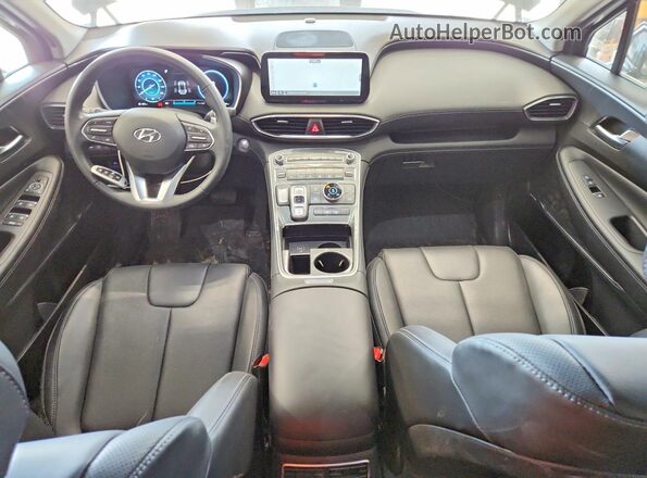 5NMS3DAJ0PH610330 2023 HYUNDAI SANTA Gray Widok deski rozdzielczej