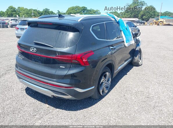 5NMS3DAJ1NH382254 2022 HYUNDAI SANTA FE Black Trasero derecho