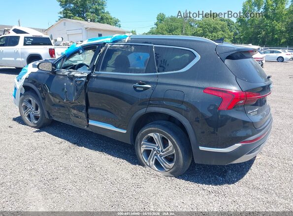 5NMS3DAJ1NH382254 2022 HYUNDAI SANTA FE Black Trasero izquierdo