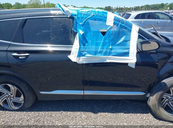 5NMS3DAJ1NH382254 2022 HYUNDAI SANTA FE Black Vista interior trasera
