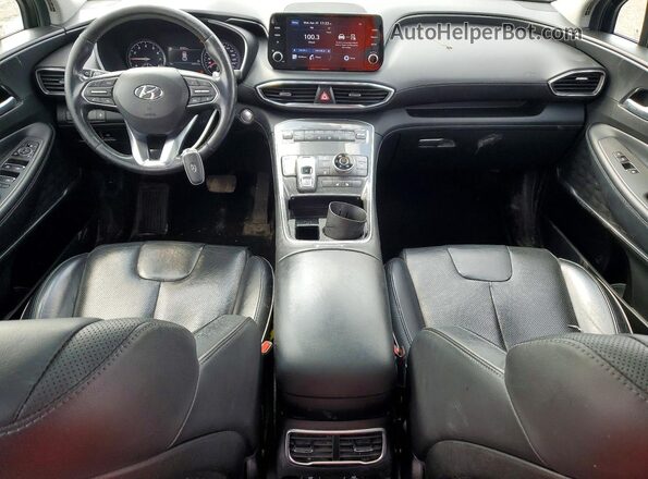 5NMS3DAJ5MH342872 2021 HYUNDAI SANTA Black Widok deski rozdzielczej