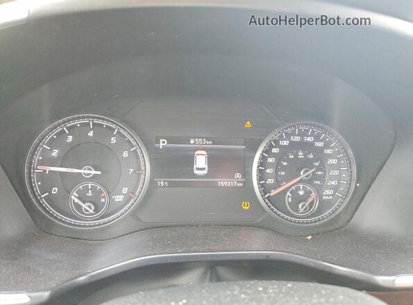 5NMS3DAJ5MH342872 2021 HYUNDAI SANTA Black Widok zestawu wskaźników