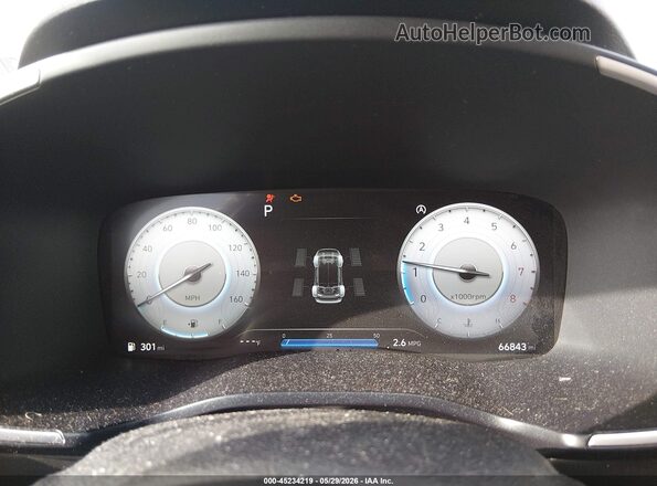 5NMS3DAJ7PH514307 2023 HYUNDAI SANTA FE Silver Вид задніх сидінь