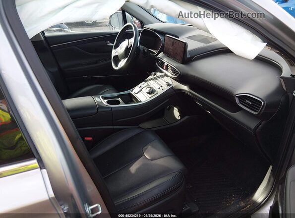 5NMS3DAJ7PH514307 2023 HYUNDAI SANTA FE Silver Вид салону спереду