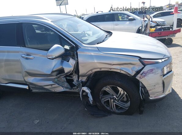 5NMS3DAJ7PH628405 2023 HYUNDAI SANTA FE Silver Front view