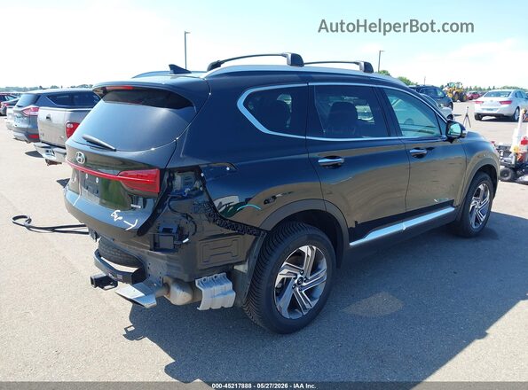 5NMS3DAJ7PH644538 2023 HYUNDAI SANTA FE Черный Задняя правая четверть