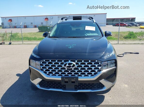 5NMS3DAJ7PH644538 2023 HYUNDAI SANTA FE Черный Вид задней части салона