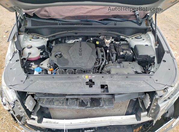 5NMS3DAJ8MH372738 2021 HYUNDAI SANTA Silver ძრავის განყოფილების ხედი
